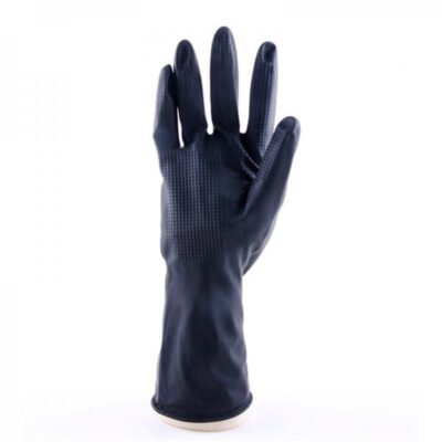 GUANTES LATEX NEGRO L SUN