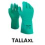 GUANTES NITRILO 11 Mil - 13" VERDE (10 XL)