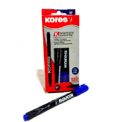 MARCADOR PERMANENTE SUPERFINO AZUL KORES