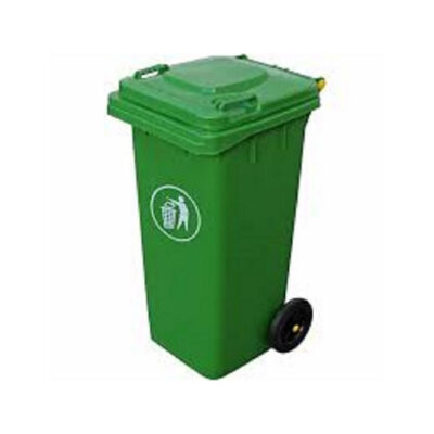 CONTENEDOR VERDE CON RUEDAS-PEDAL 240 Lits *TORMES