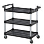 CARRO SERVICIO 3 NIVELES NEGRO PEQUEÑO REF: UP-103B   *TORMES