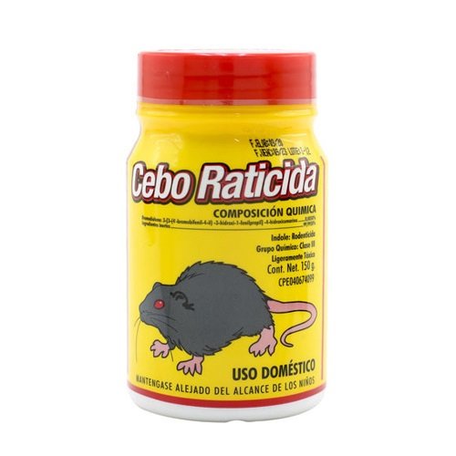 CEBO RATICIDA EN PELLETS 150GR 1X12