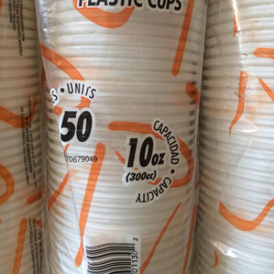 VASOS PLASTICOS FAVEP 107PP (20×50) 10 ONZ