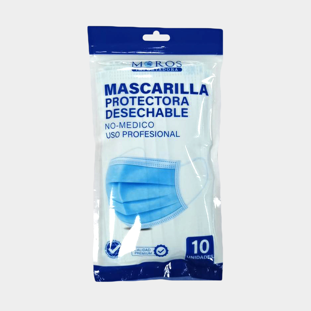 MASCARILLA DESECHABLE NEGRO