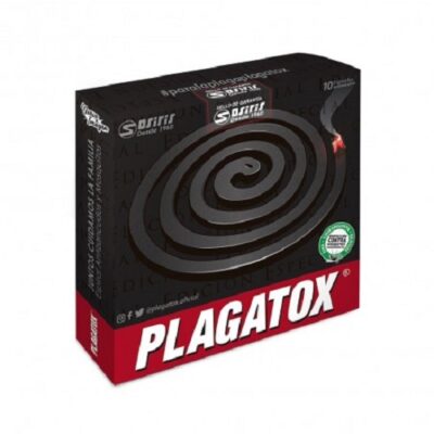 PLAGATOX ESPIRALES ANTIZANCUDOS  CAJA NEGRA 10 UNID 1X12