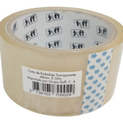 CINTA PARA EMBALAR TRASPARENTE KAISER/TAFF 48 X 35 MTS 1* 36 rollos