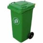 CONTENEDOR DE BASURA VERDE C-RUEDAS 240 Lits *TORMES